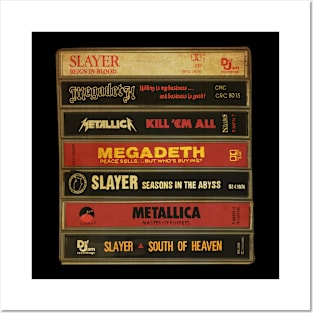 Retro Classic Rock - Cassette Style Posters and Art